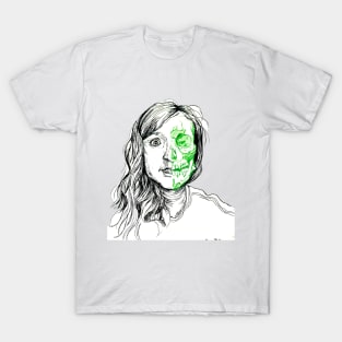 Half Dead (a self portrait) T-Shirt